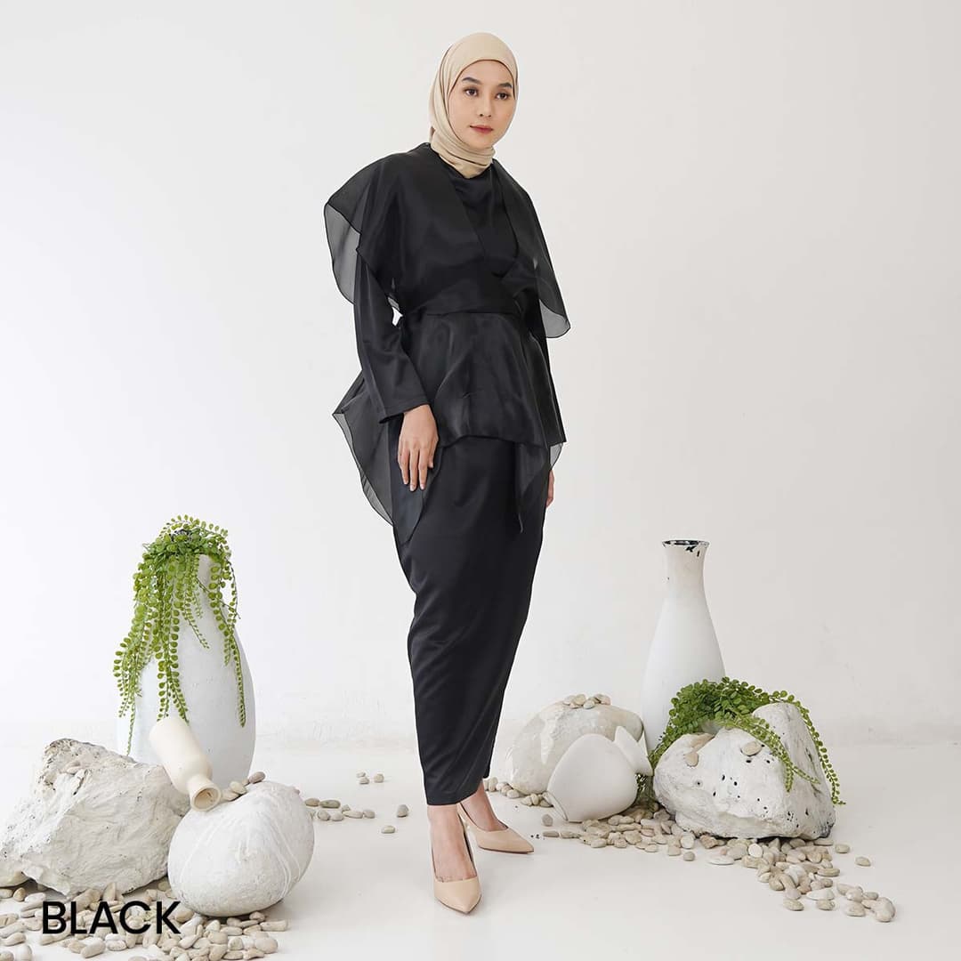 Gimy Long Dress Organza Satin