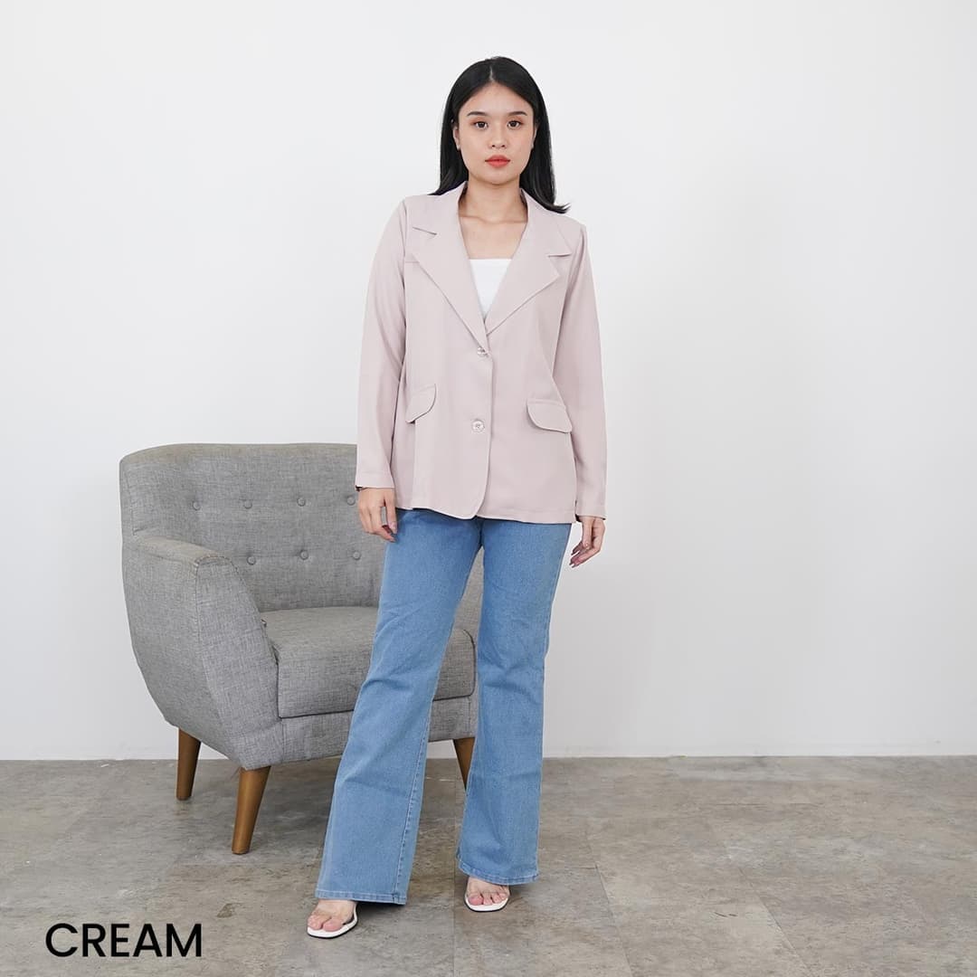 Oversized Padding Blazer Suki Suki
