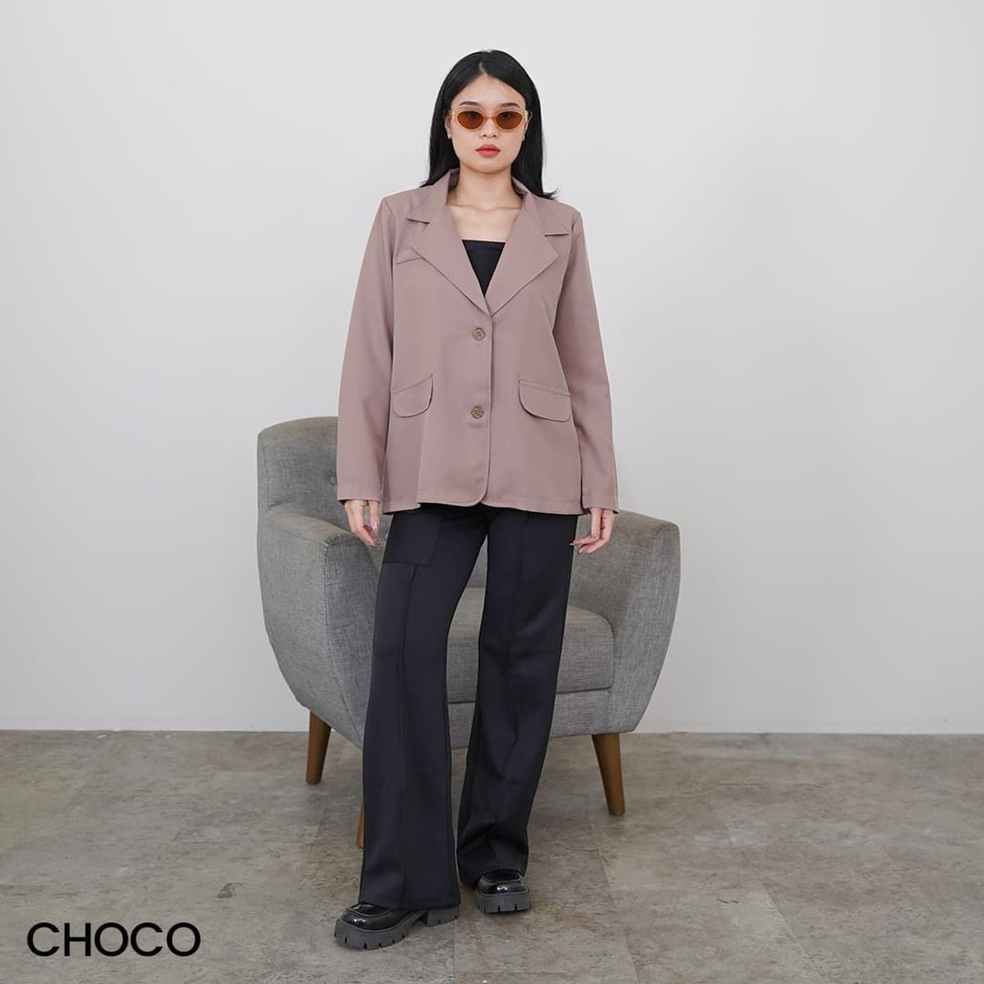 Oversized Padding Blazer Suki Suki