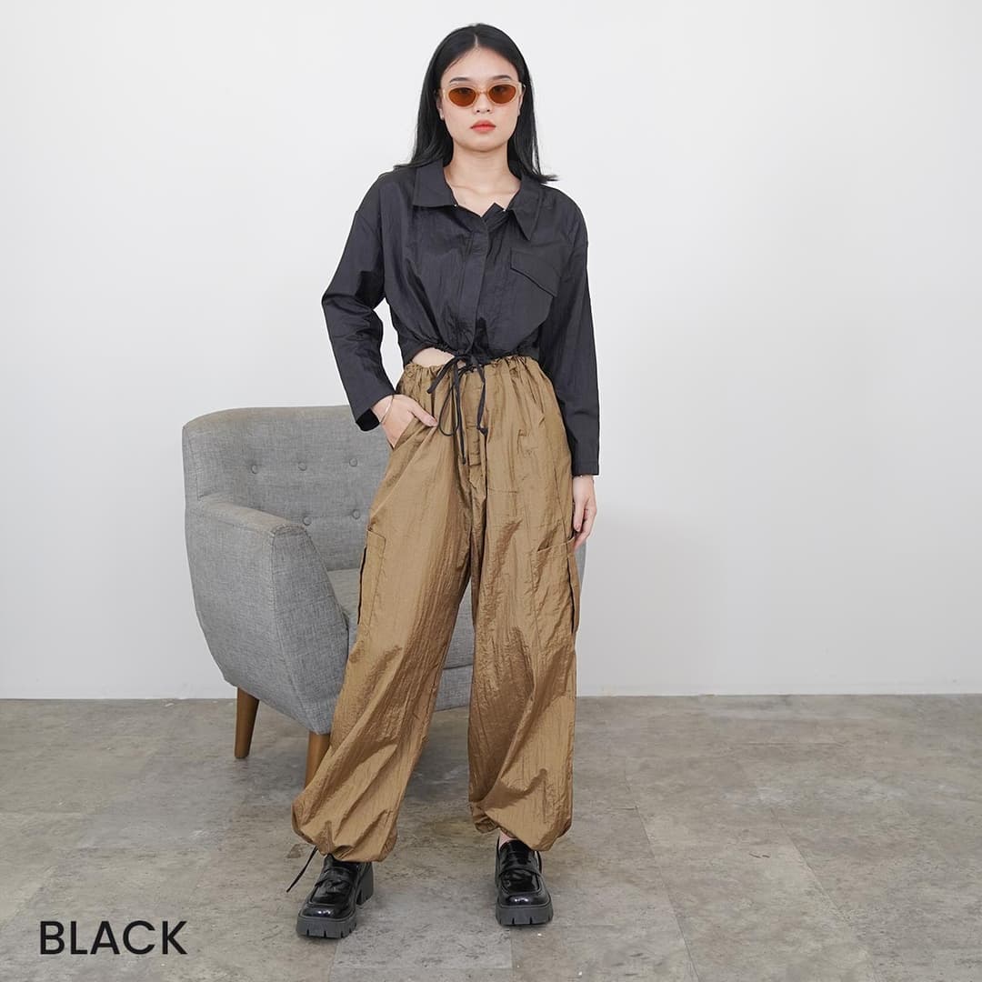 Atasan Serut Crinkle Libra Anti Lecek
