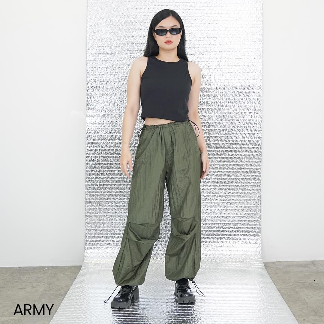 Cargo Pants Crinkle Fumi