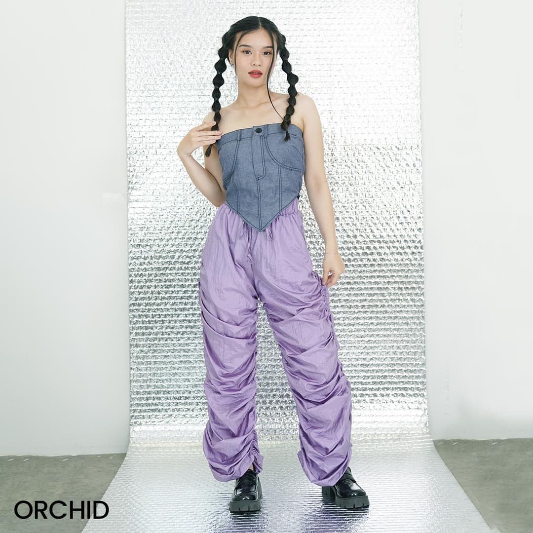 Celana Kerut Parasut Crinkle Oyik (Anti Lecek)