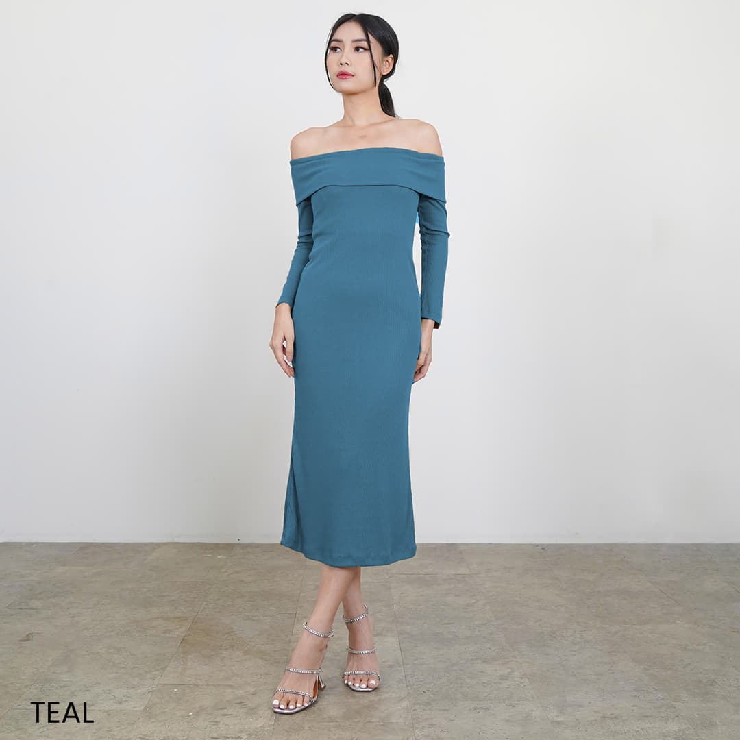 Sabrina Dress Long Knit Amora