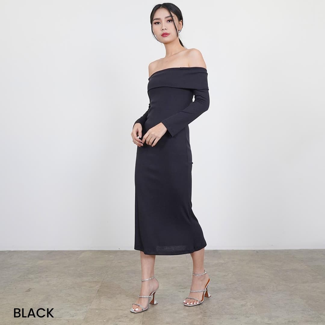 Sabrina Dress Long Knit Amora