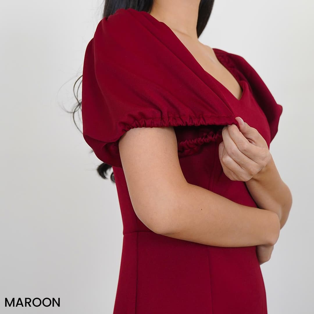 Dress Puffy Short Sleeve  Filomena