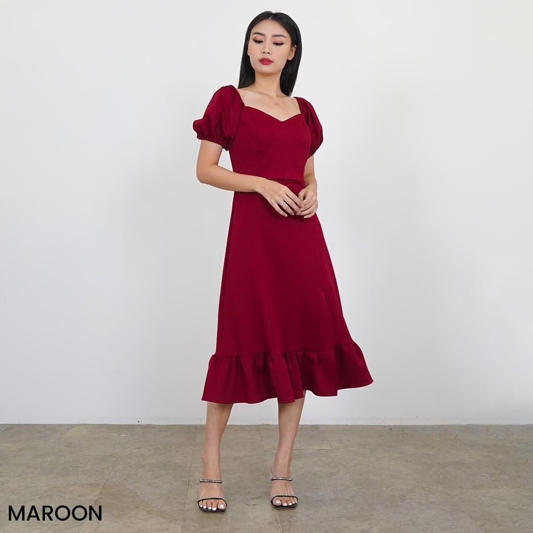 Dress Puffy Short Sleeve  Filomena