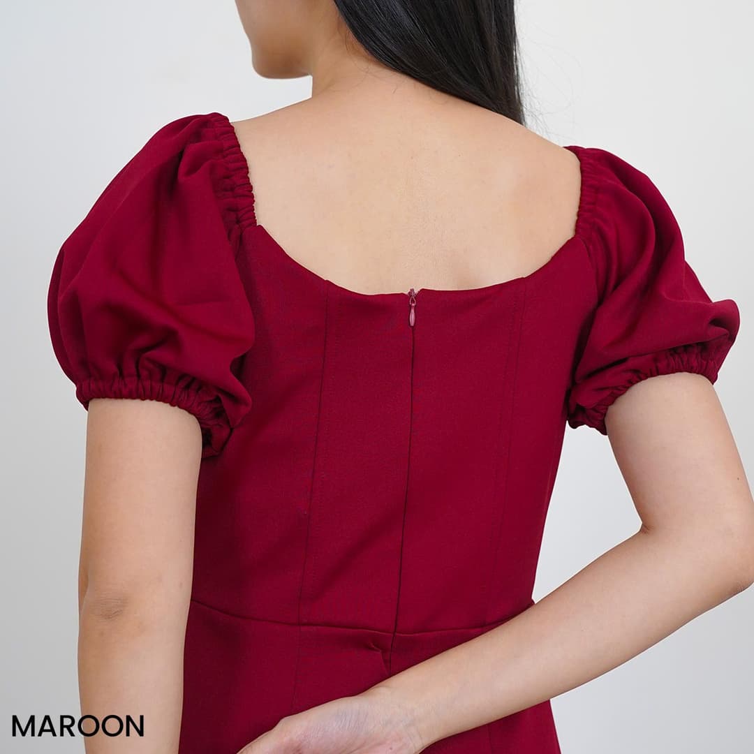 Dress Puffy Short Sleeve  Filomena