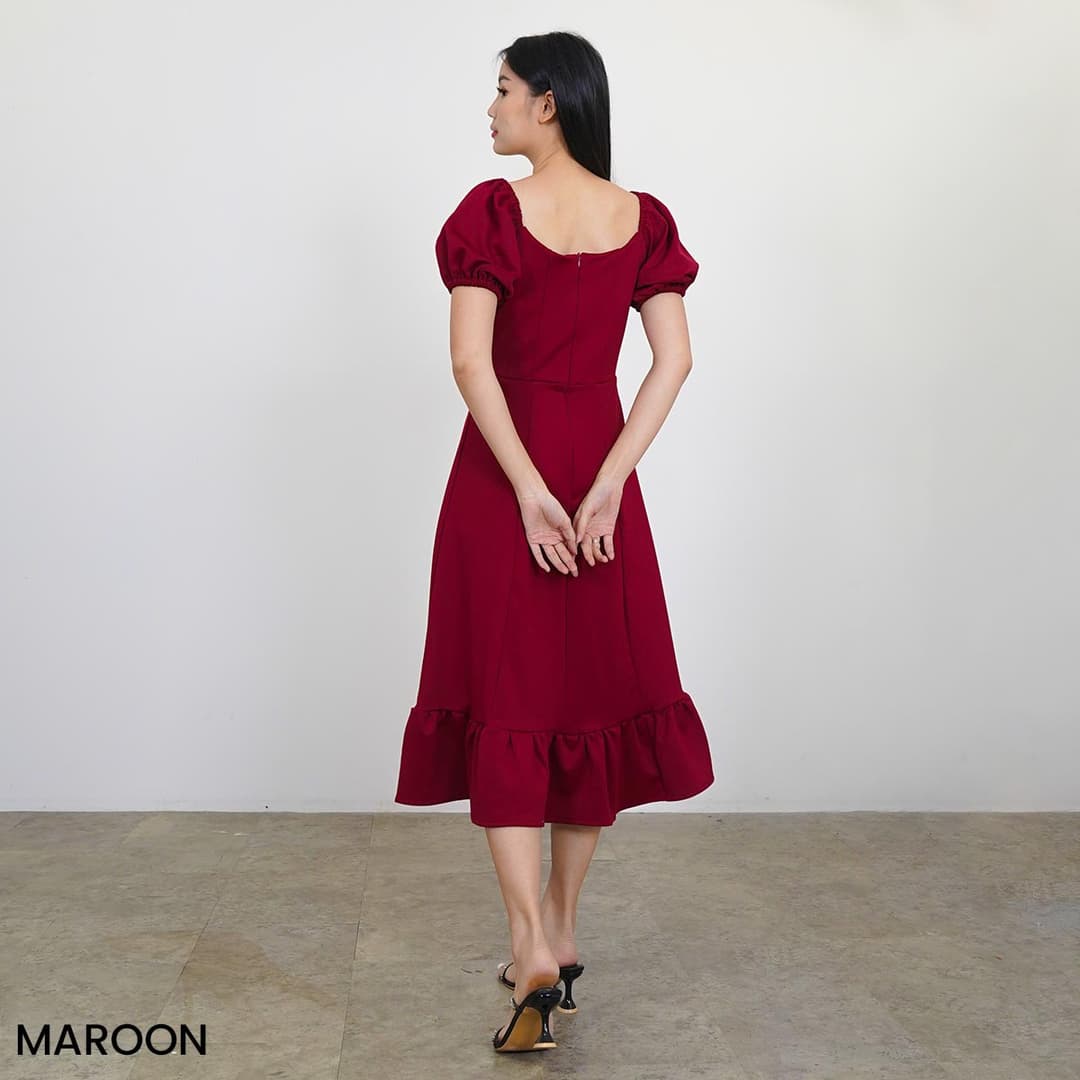 Dress Puffy Short Sleeve  Filomena