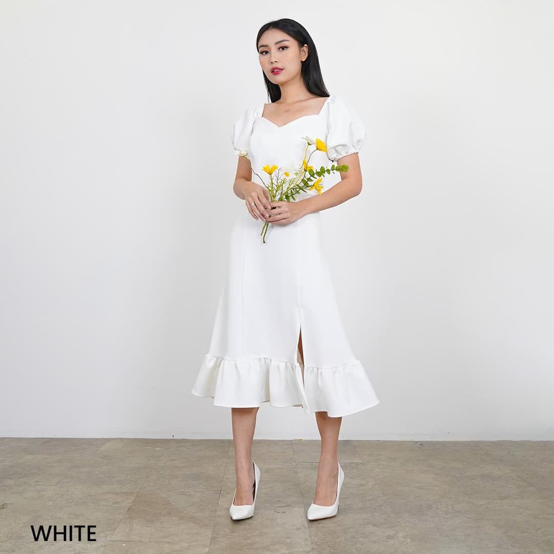 Dress Puffy Short Sleeve  Filomena