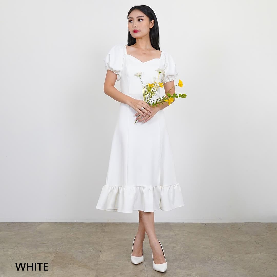 Dress Puffy Short Sleeve  Filomena
