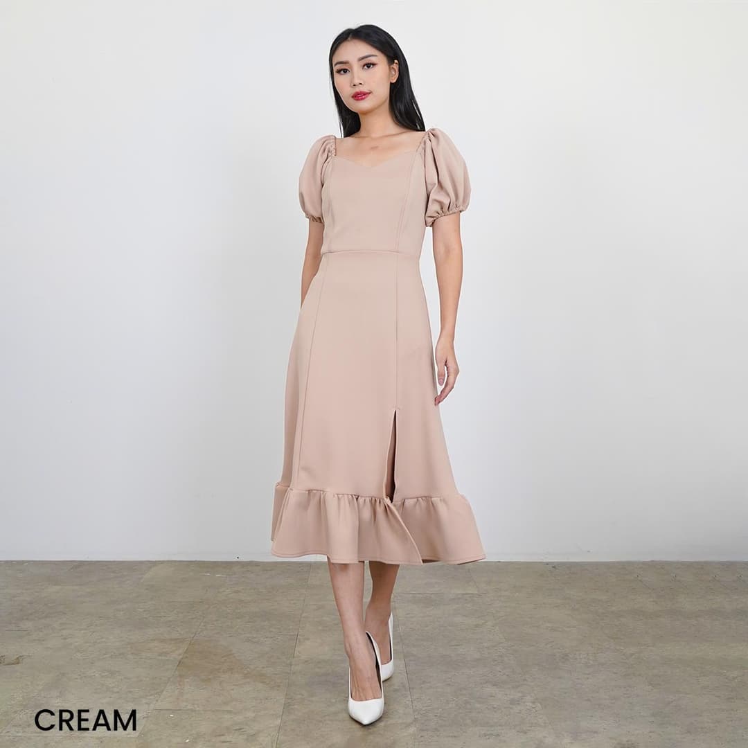 Dress Puffy Short Sleeve  Filomena