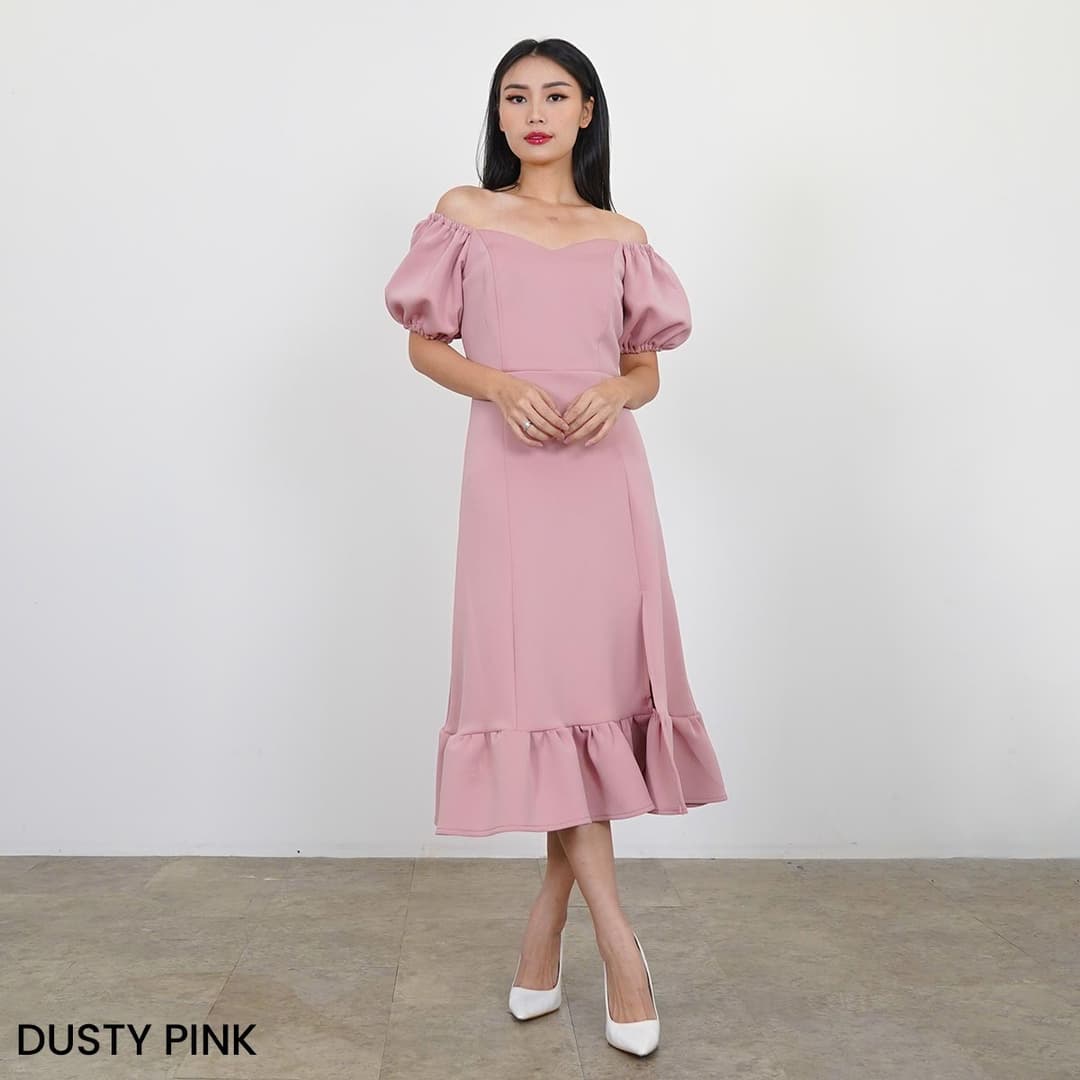 Dress Puffy Short Sleeve  Filomena