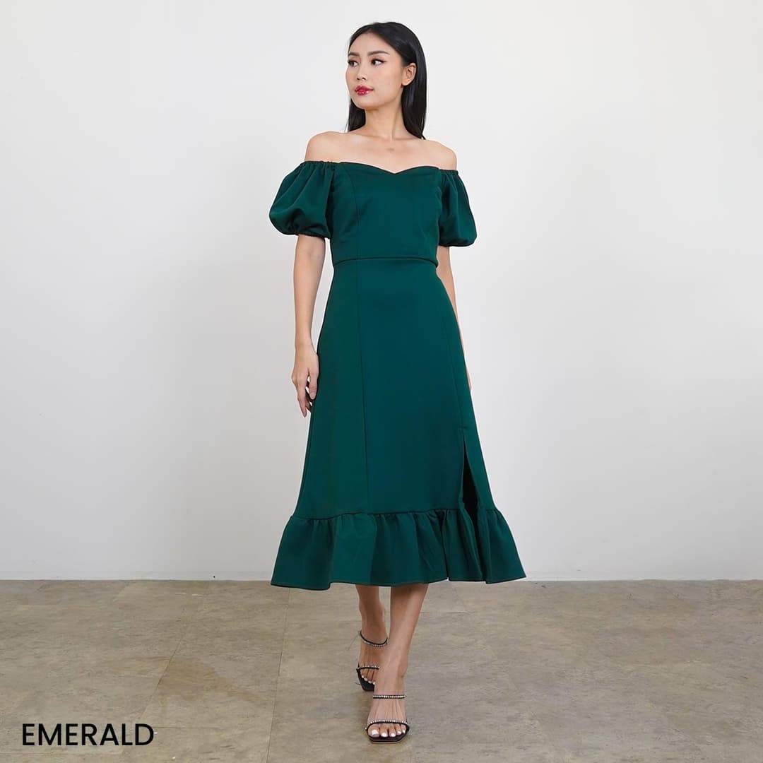 Dress Puffy Short Sleeve  Filomena