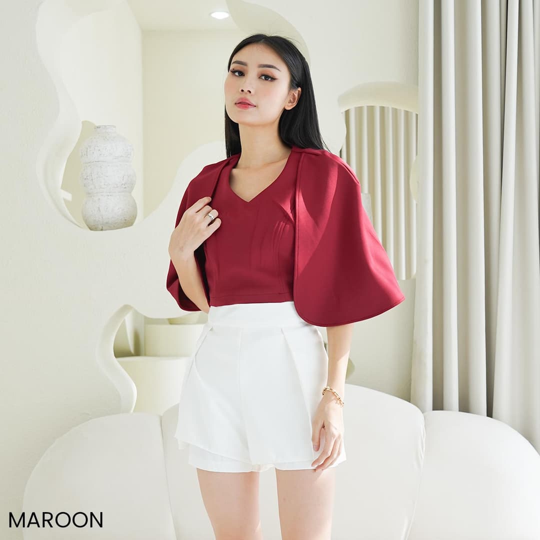 Atasan V-neck BiyuBiyu