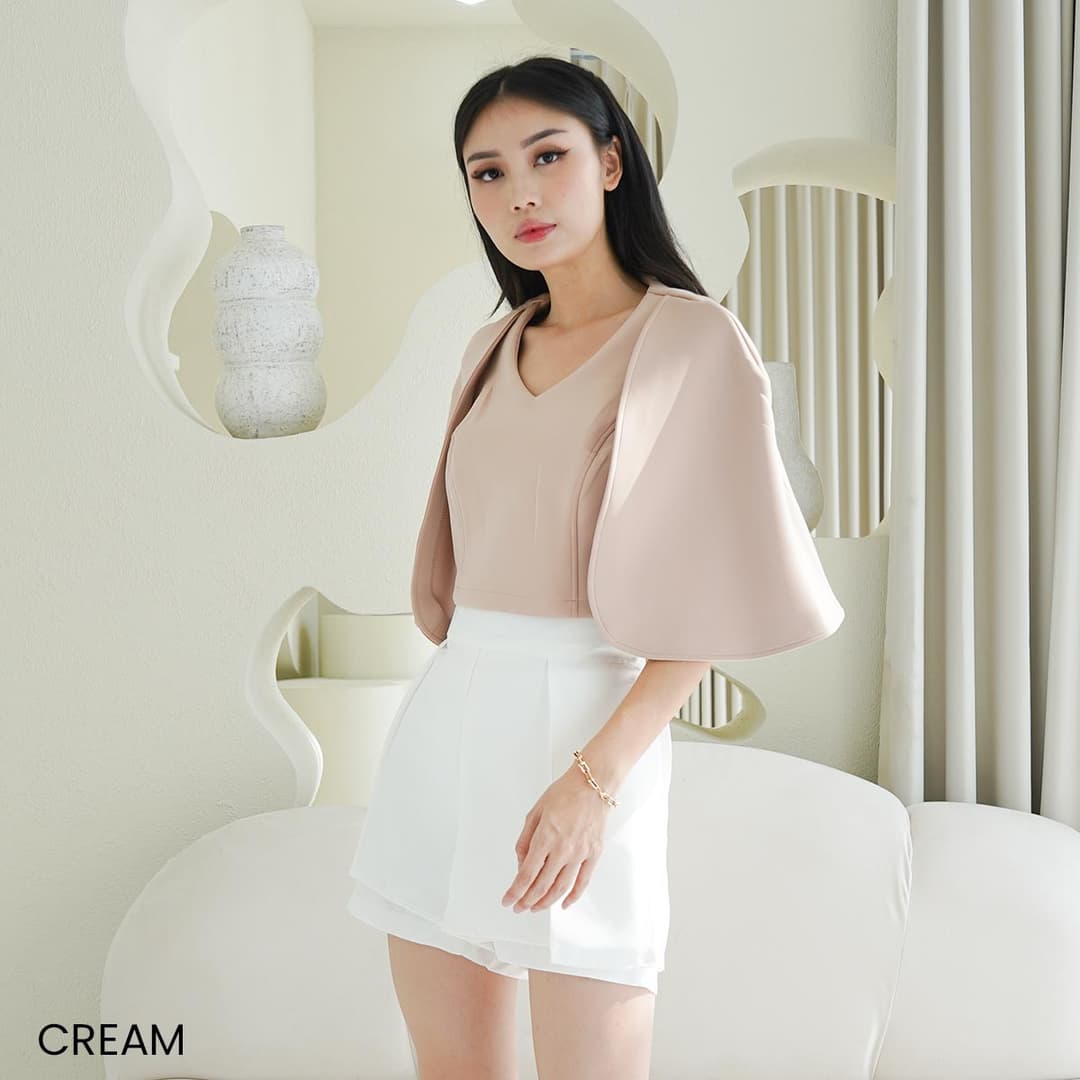 Atasan V-neck BiyuBiyu
