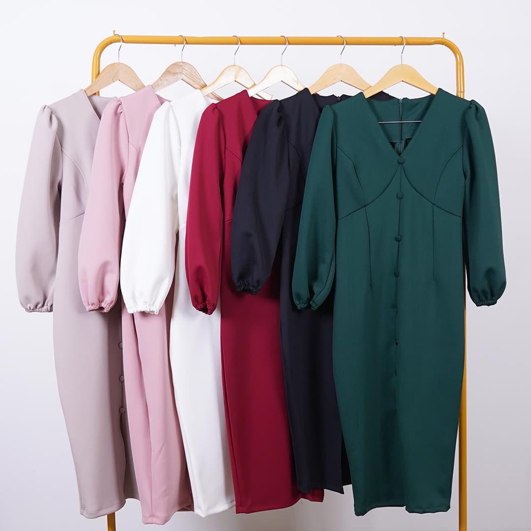 Dress Amtrika Puffy Sleeve