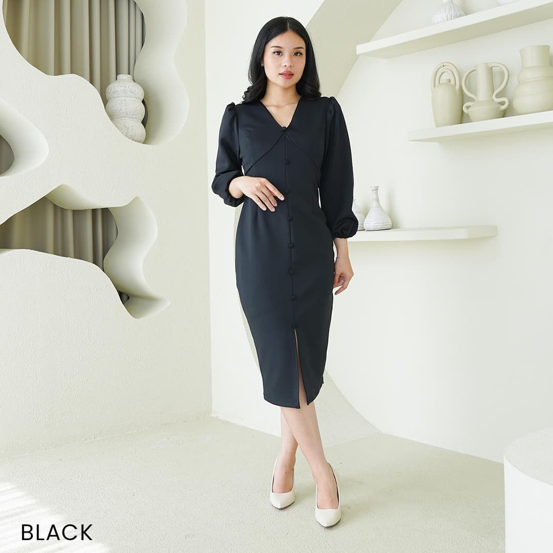 Dress Amtrika Puffy Sleeve