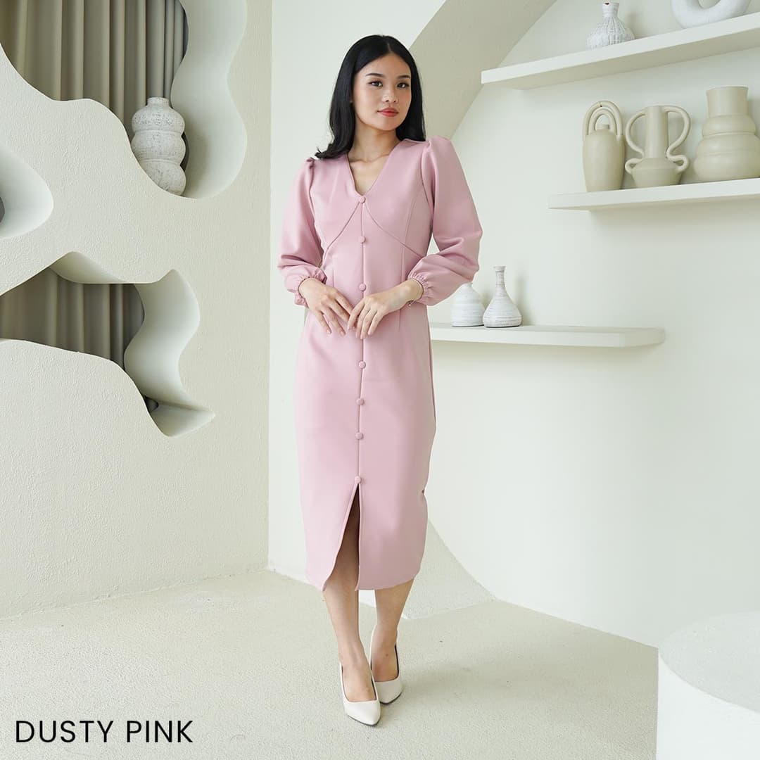 Dress Amtrika Puffy Sleeve