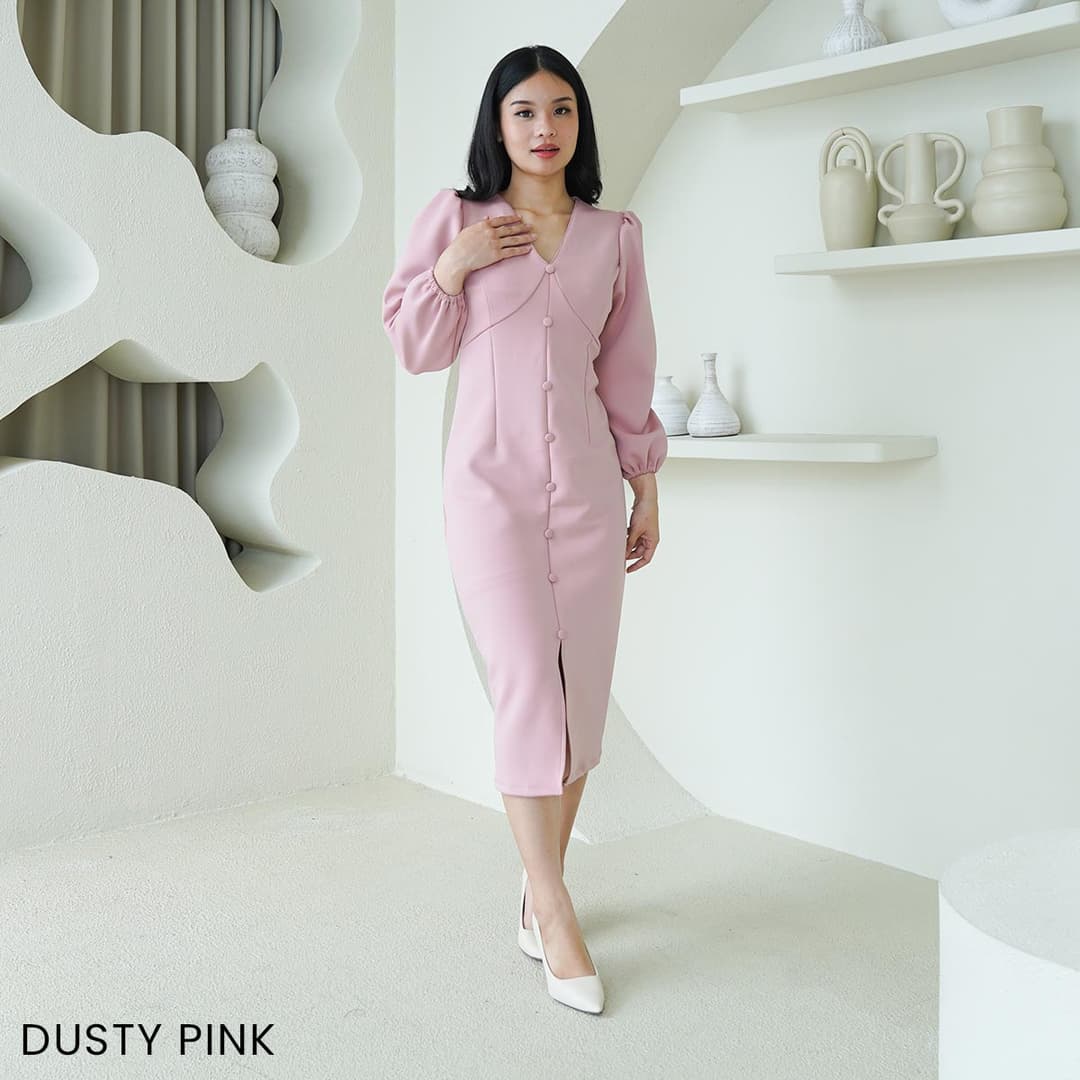 Dress Amtrika Puffy Sleeve