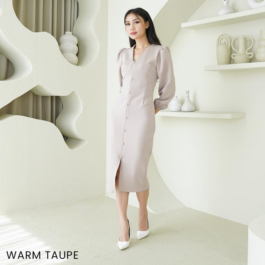 Dress Amtrika Puffy Sleeve