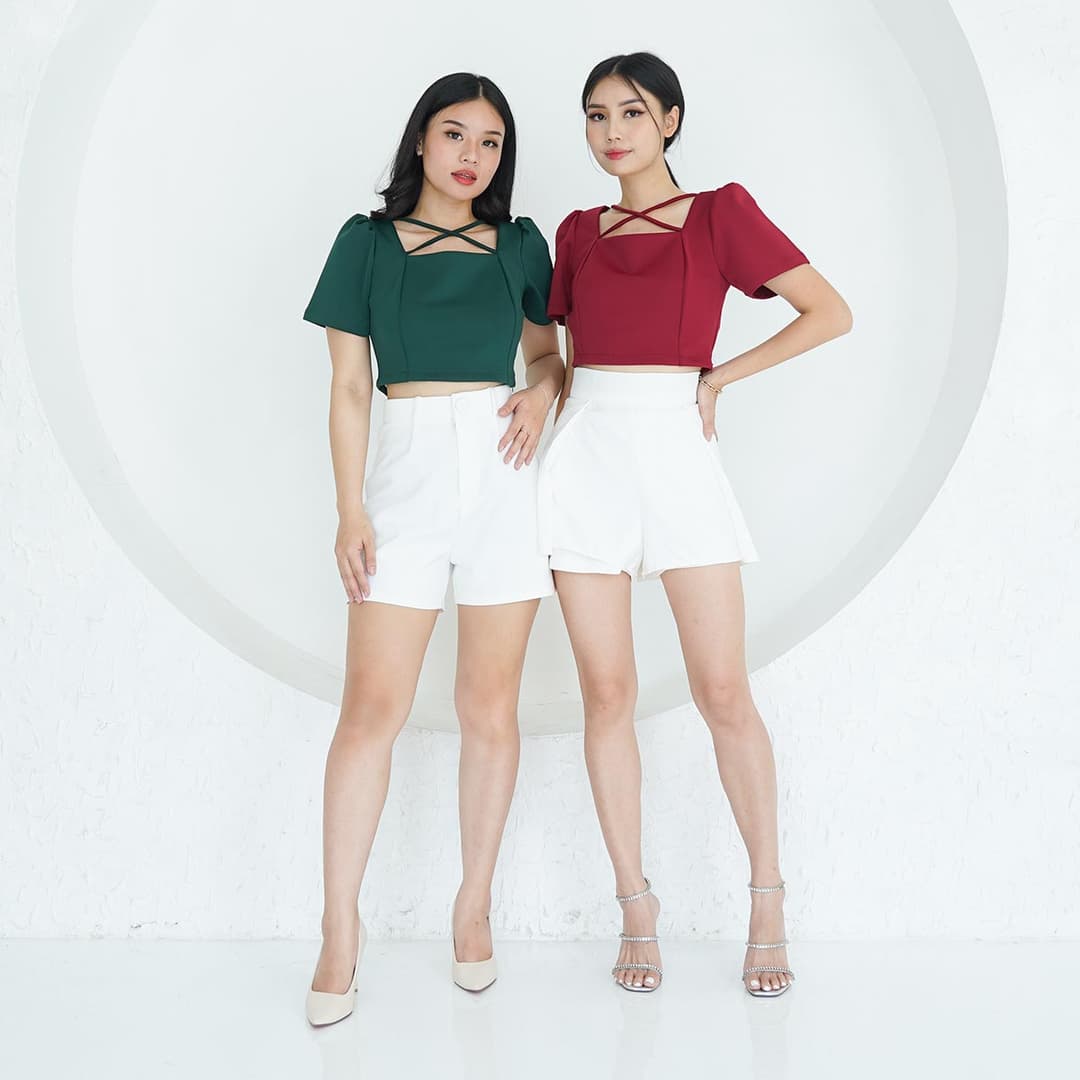 Crop Top Prime Scuba Lulubi