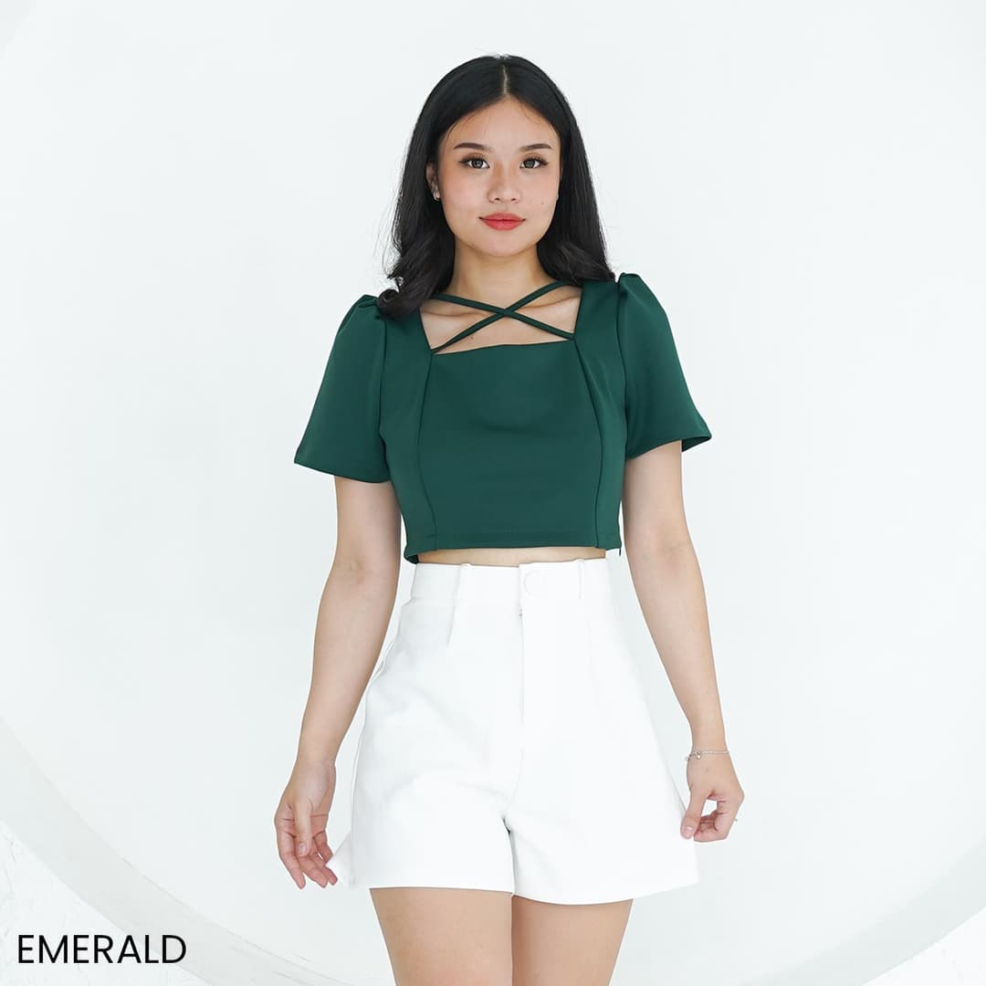 Crop Top Prime Scuba Lulubi
