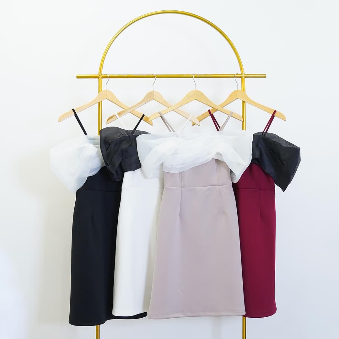 Dress Kombinasi Organza Yuna