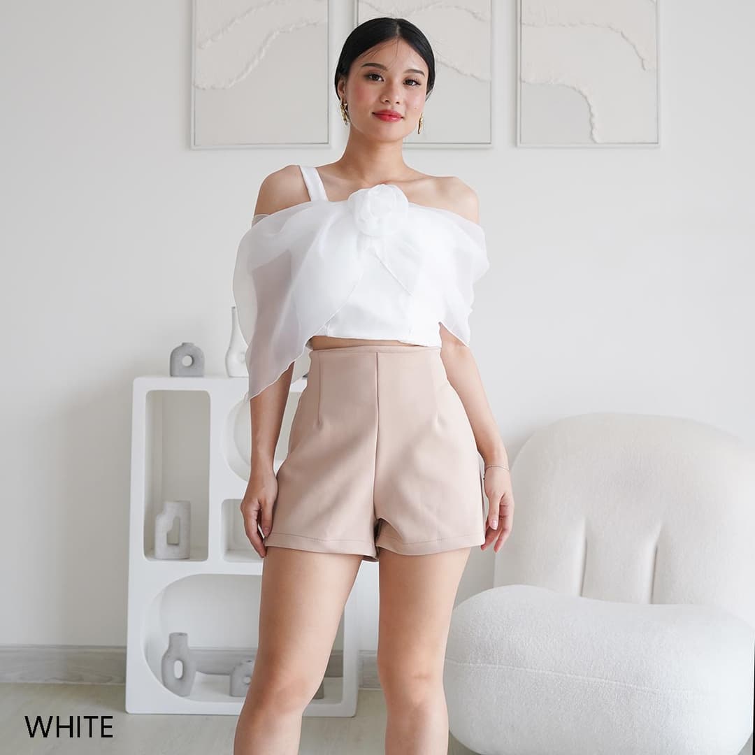 Atasan Organza Satin Fofo