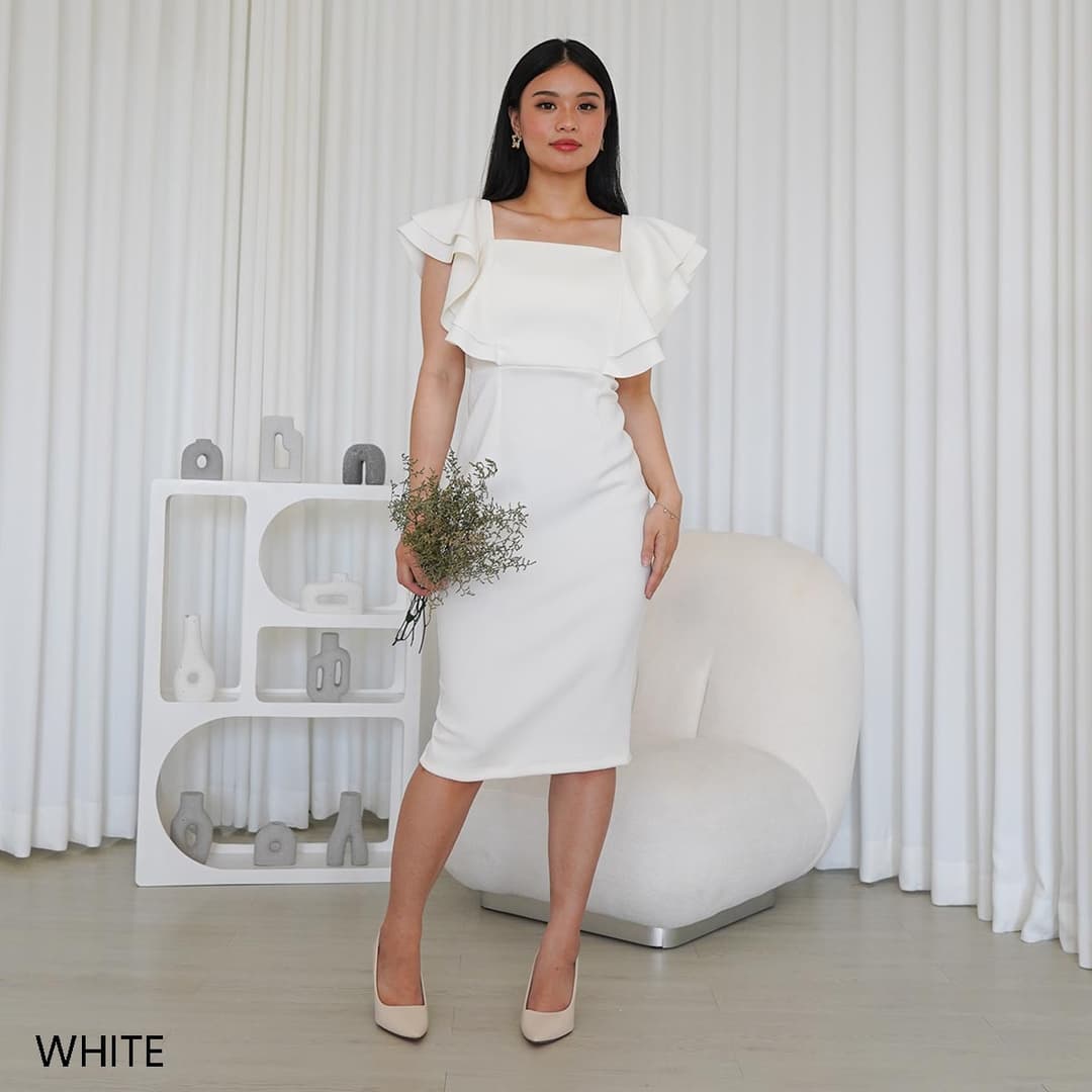 Bodycone Dress Ruffle Crabera