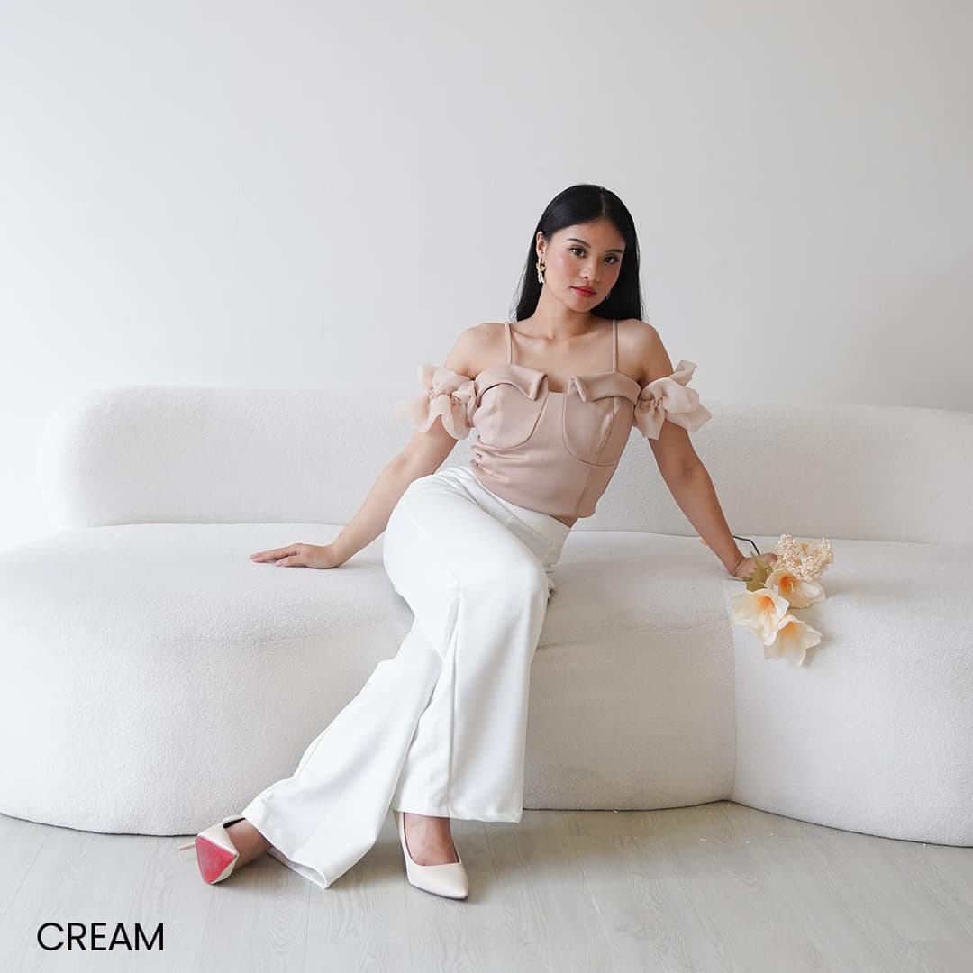 Atasan Organza Plisse