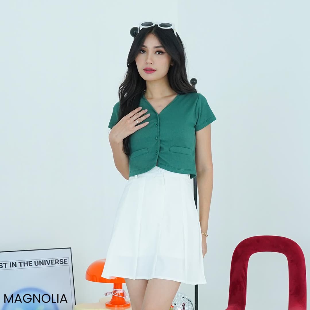 Atasan Knit Lengan Pendek Yebe
