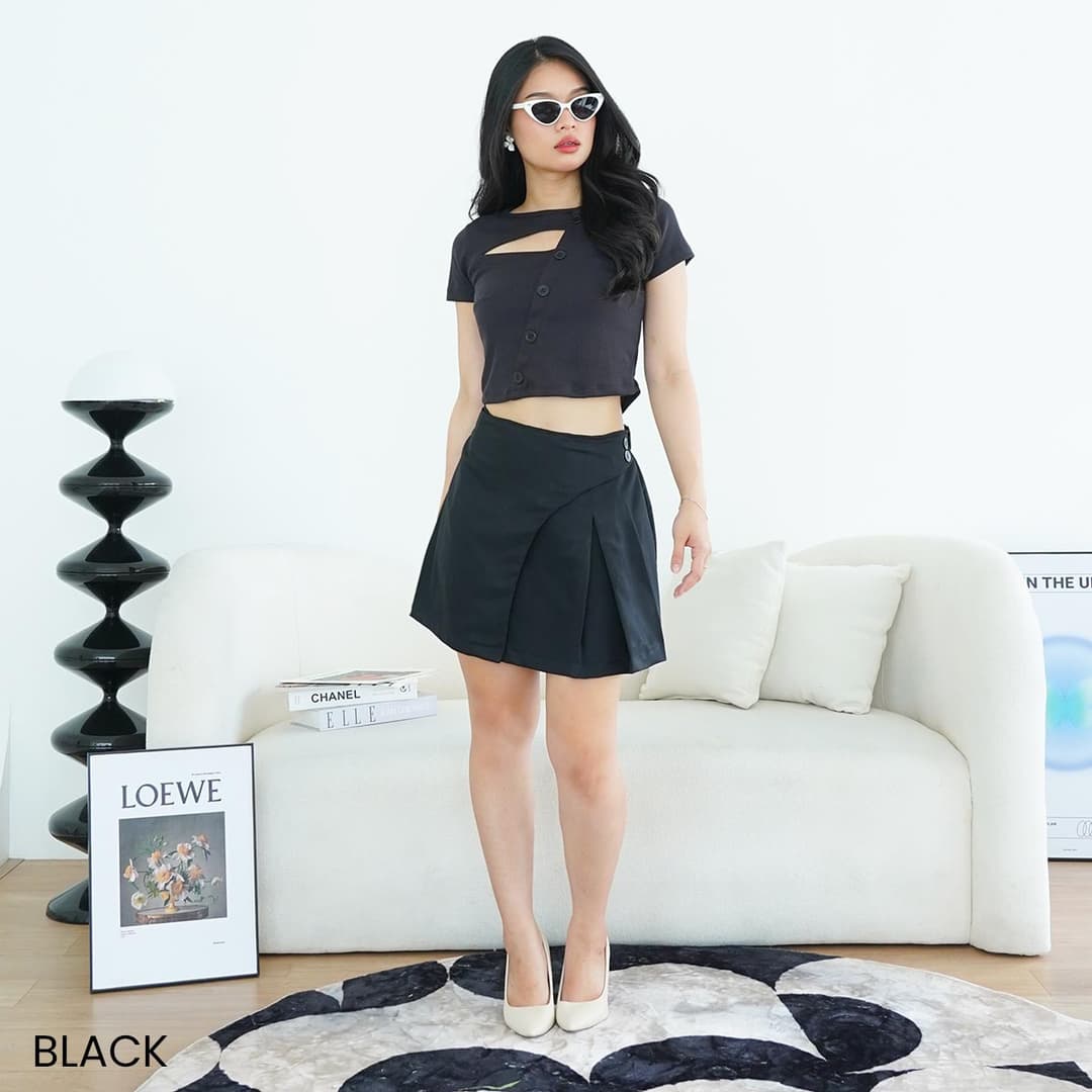 Short Sleeve Top Knit Nowy