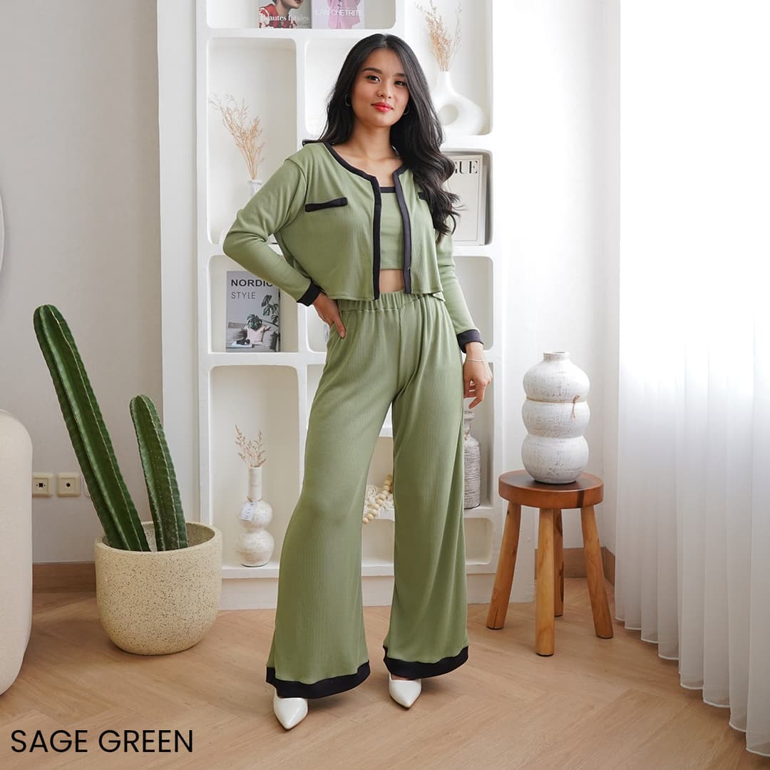 One Set Knit Pants Meyama