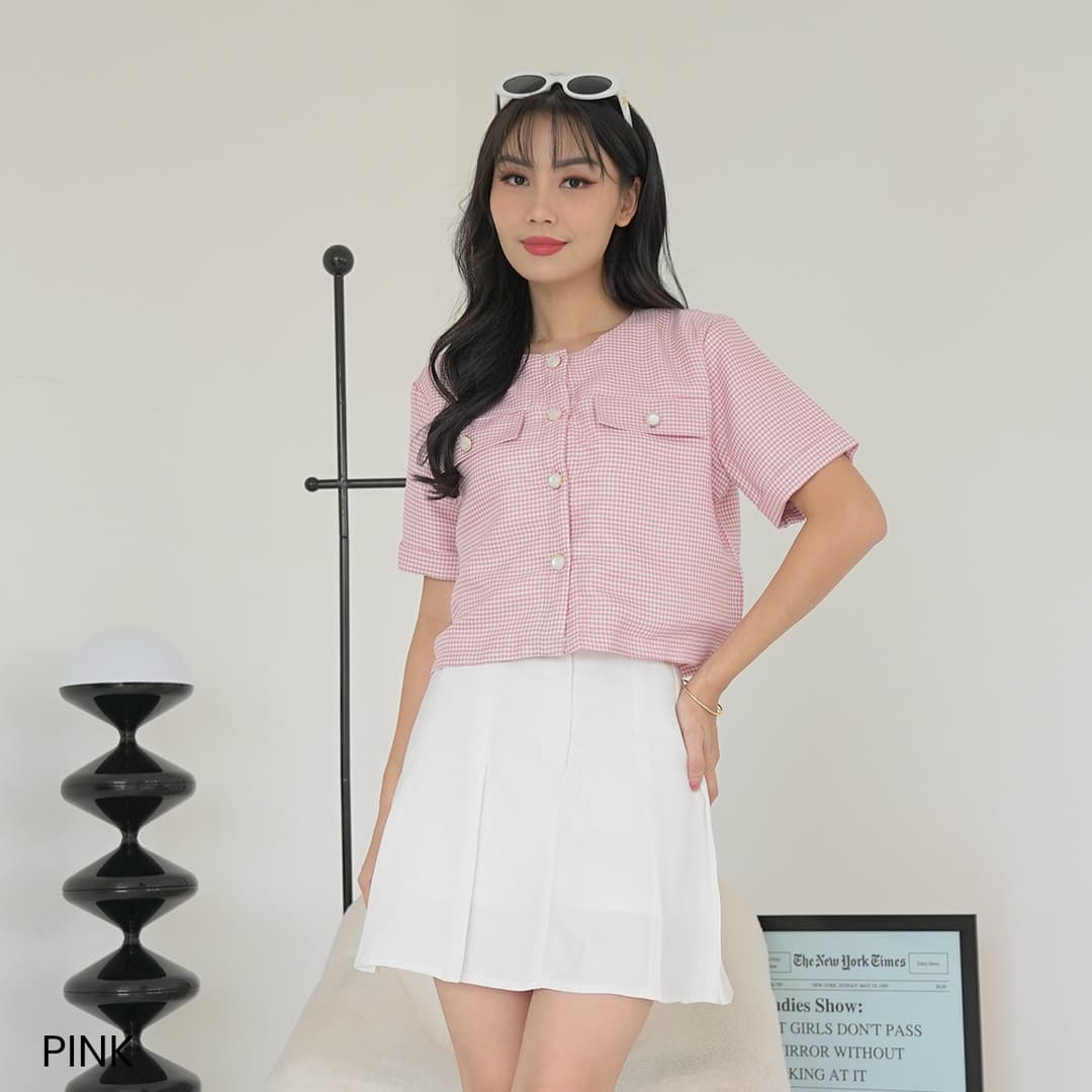 Atasan Tweed Kiyomi