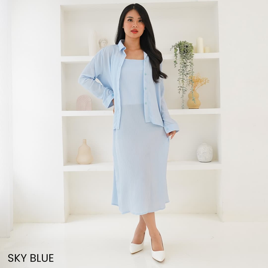 One Set Dress Kemeja Catalina