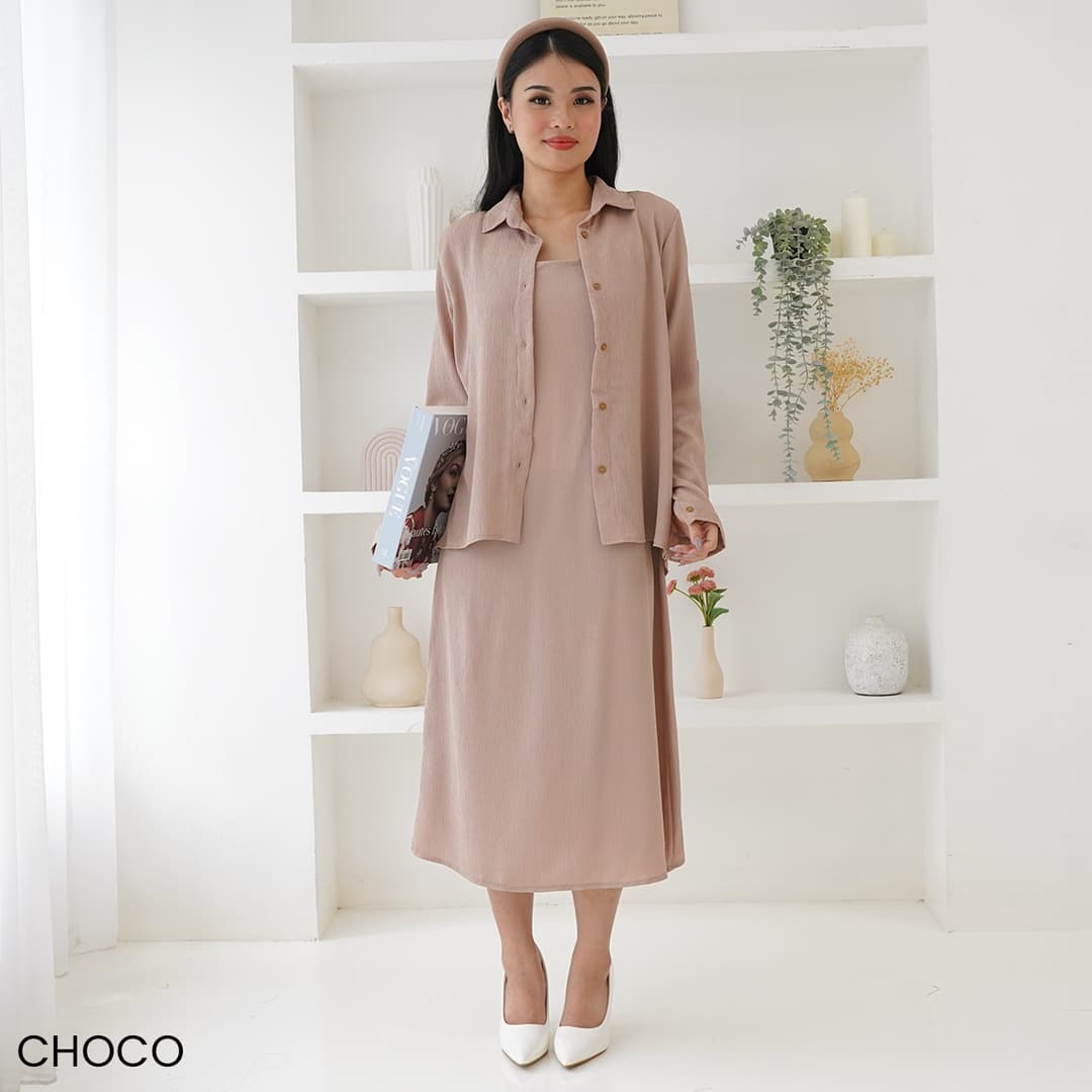 One Set Dress Kemeja Catalina