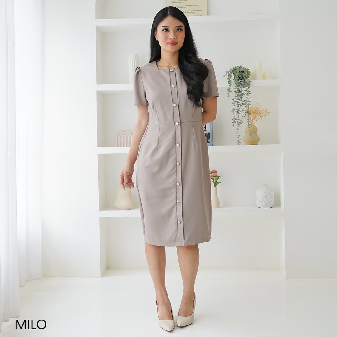 Dress Square Neck Selina