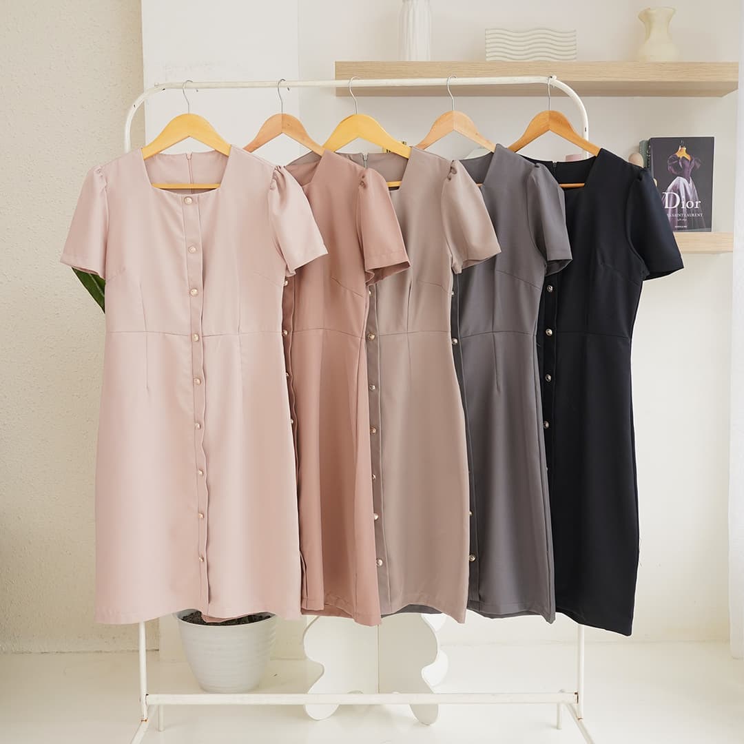 Dress Square Neck Selina