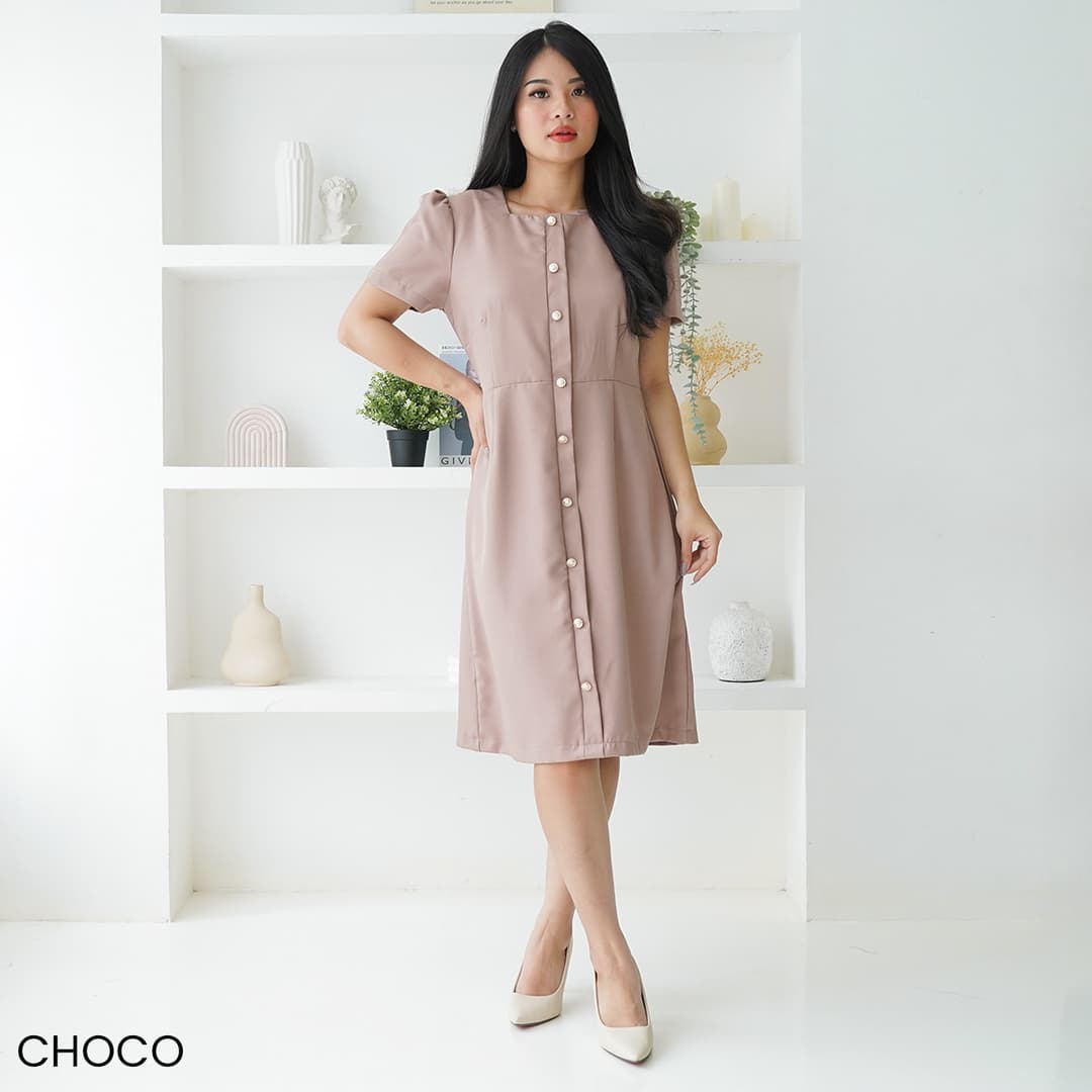 Dress Square Neck Selina
