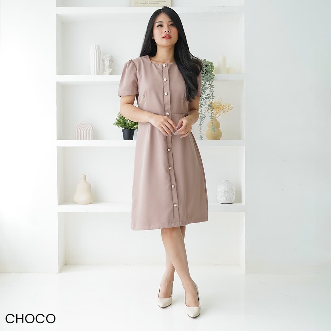 Dress Square Neck Selina
