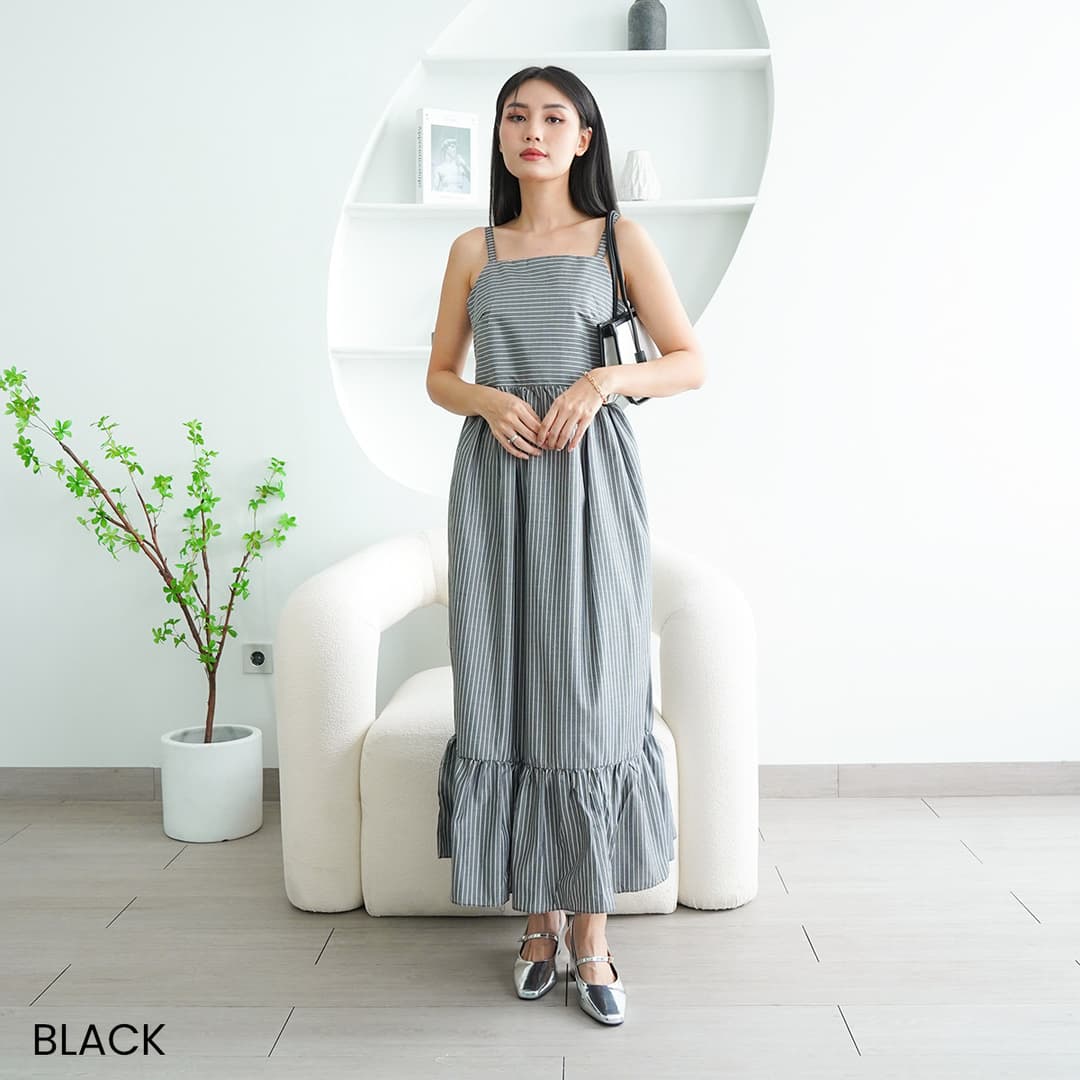 Dress Katun Garis Helena