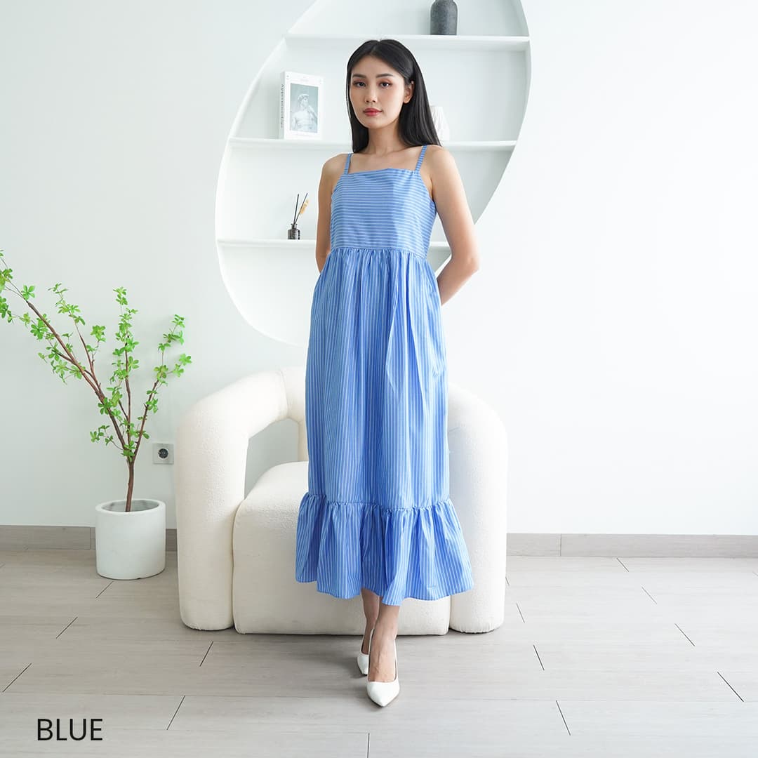 Dress Katun Garis Helena