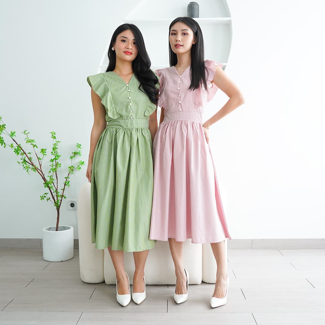 Gemma Stripe Dress