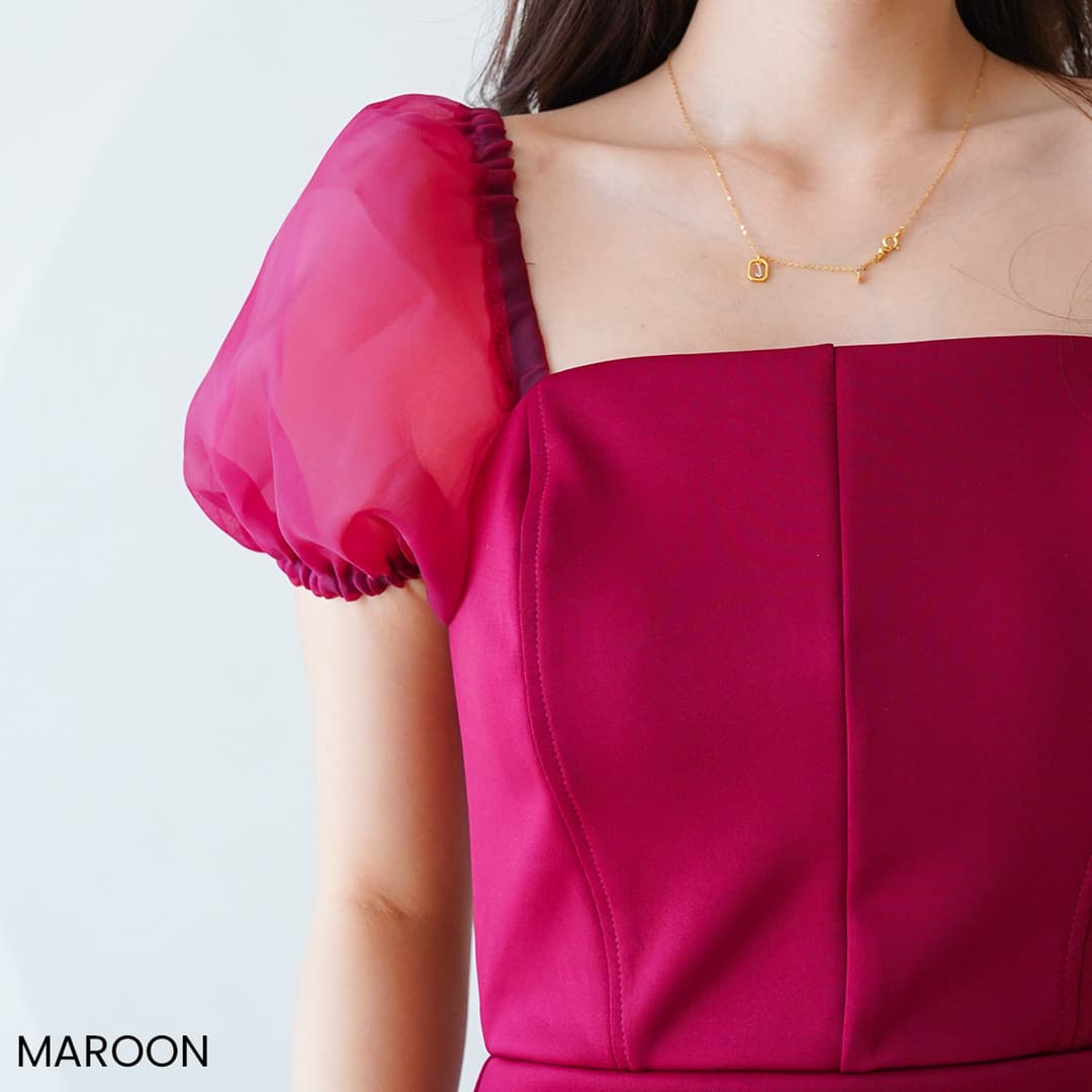 Christy Dress Puff Balon Organza