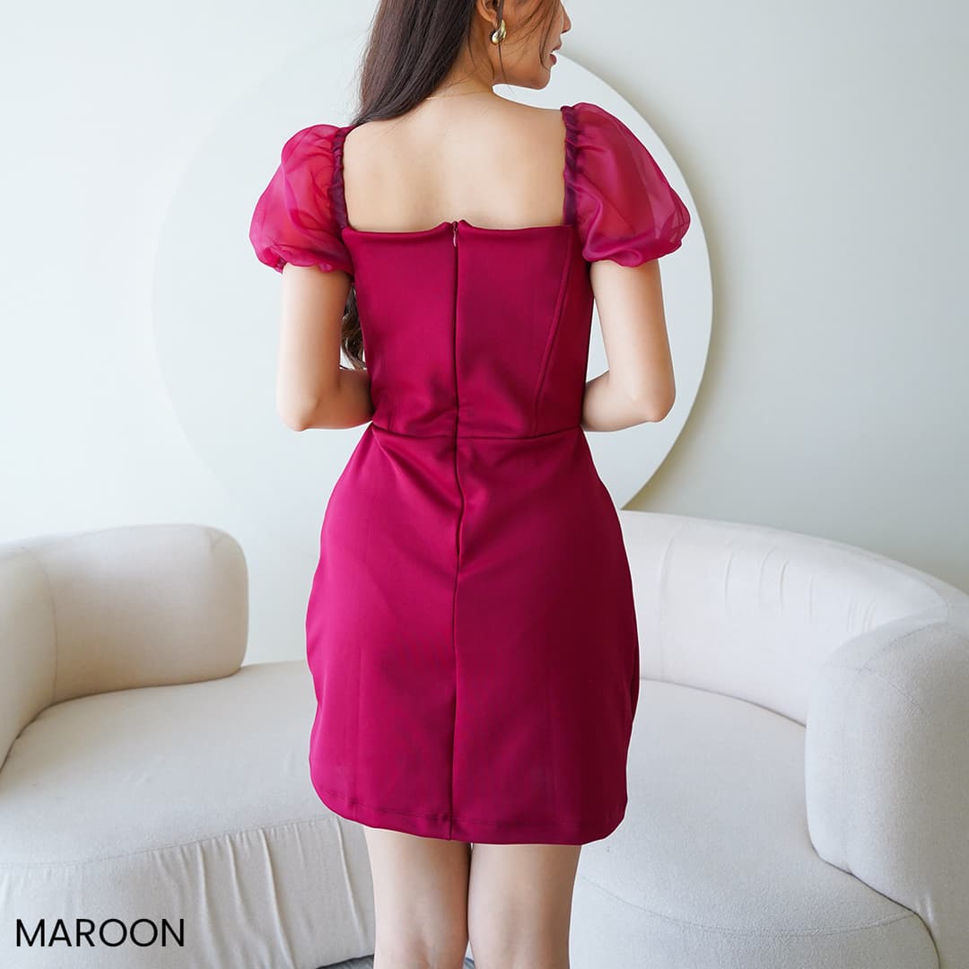 Christy Dress Puff Balon Organza
