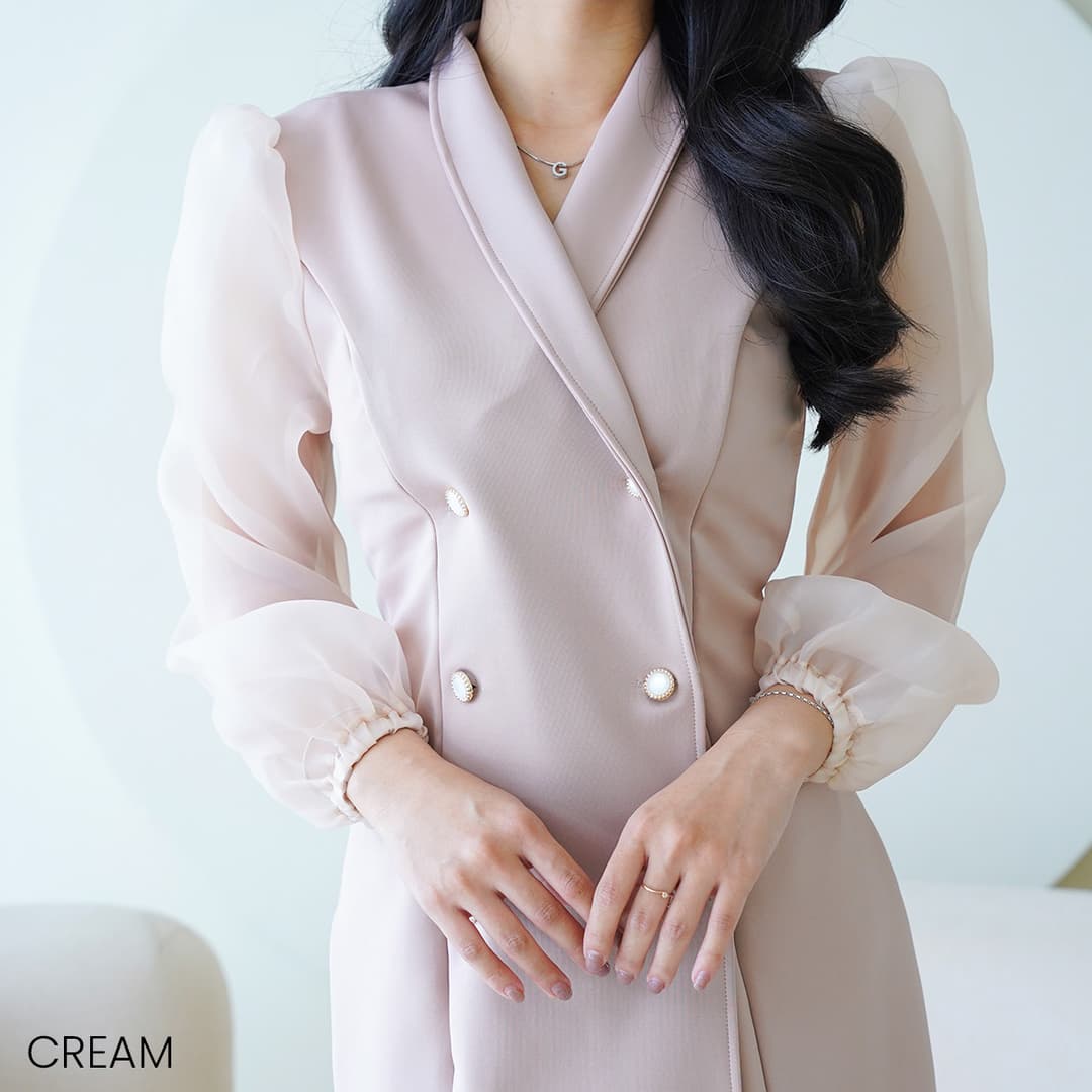 Dress Organza Scuba Glamor Dane