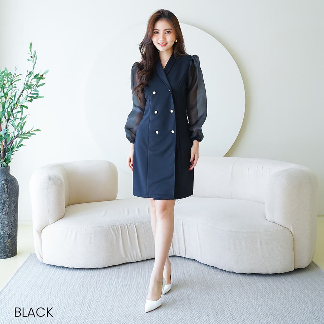 Dress Organza Scuba Glamor Dane