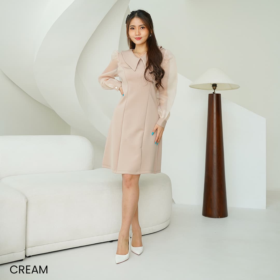 Myrna Puff Organza Dress