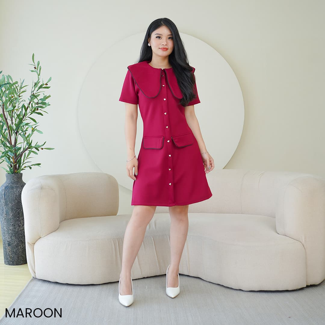 Dress Kerah Rebah Ivana