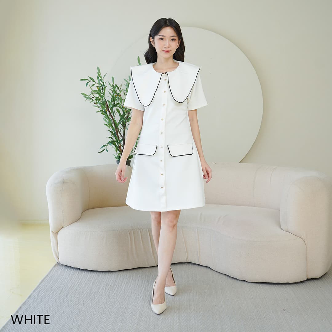 Dress Kerah Rebah Ivana
